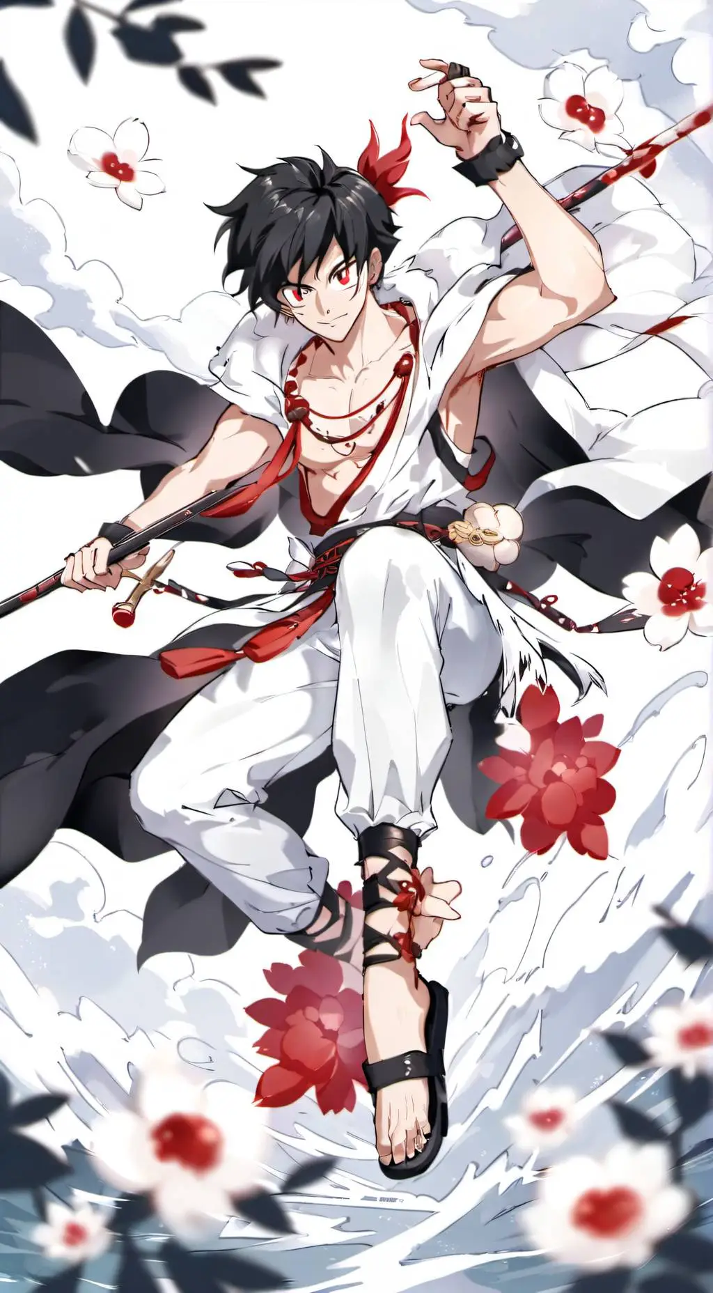 ai character: son Gohan  background