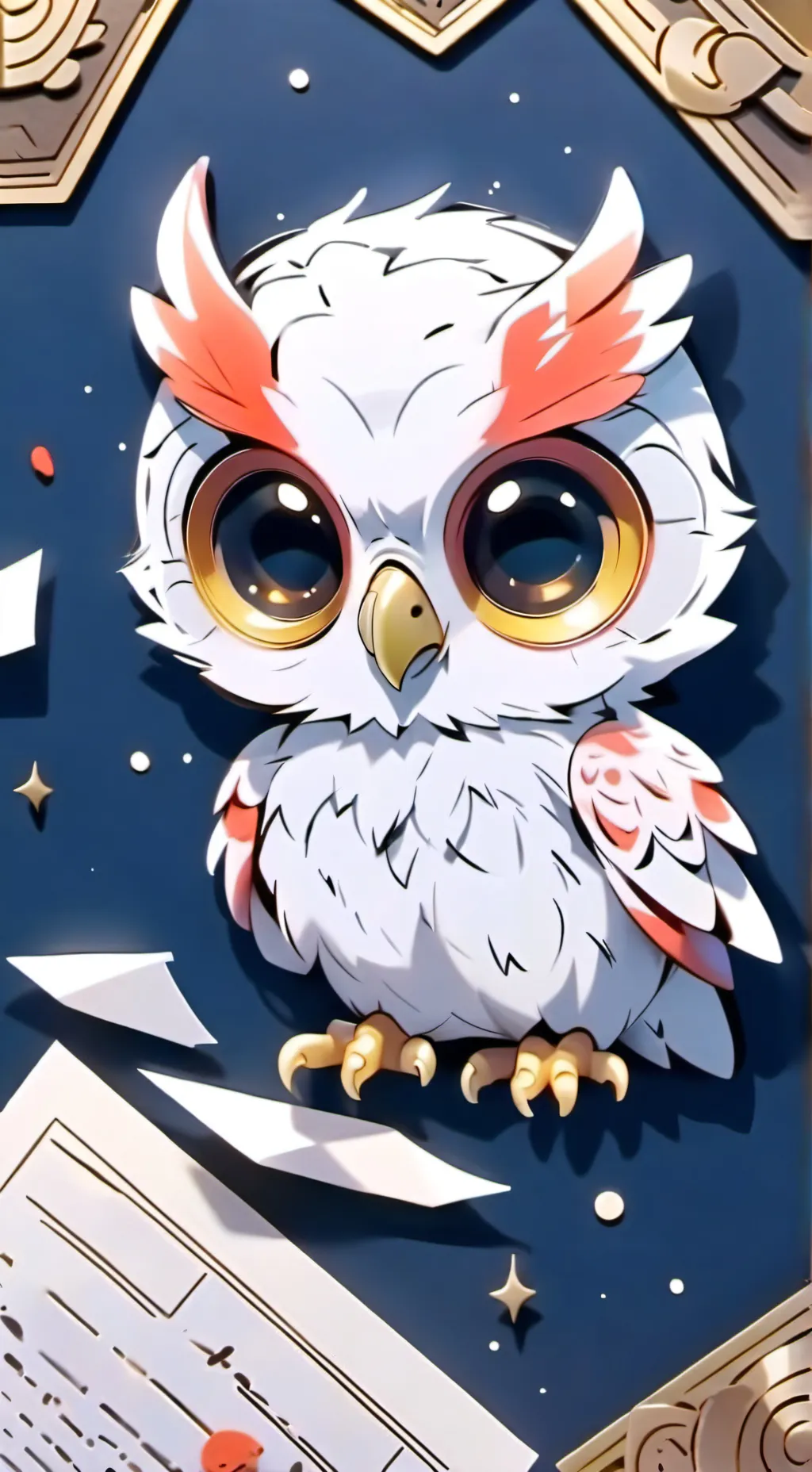 ai character: Owlette  background