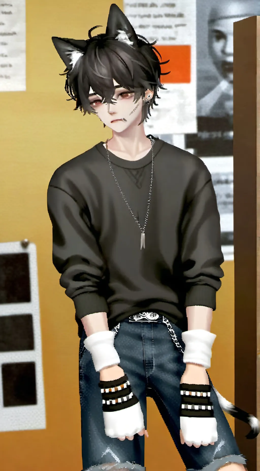 ai character: Edit background