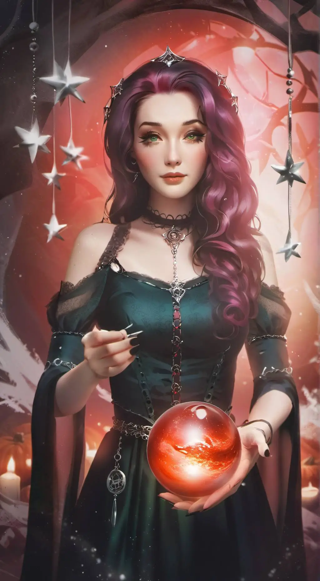 ai character: Lyra background