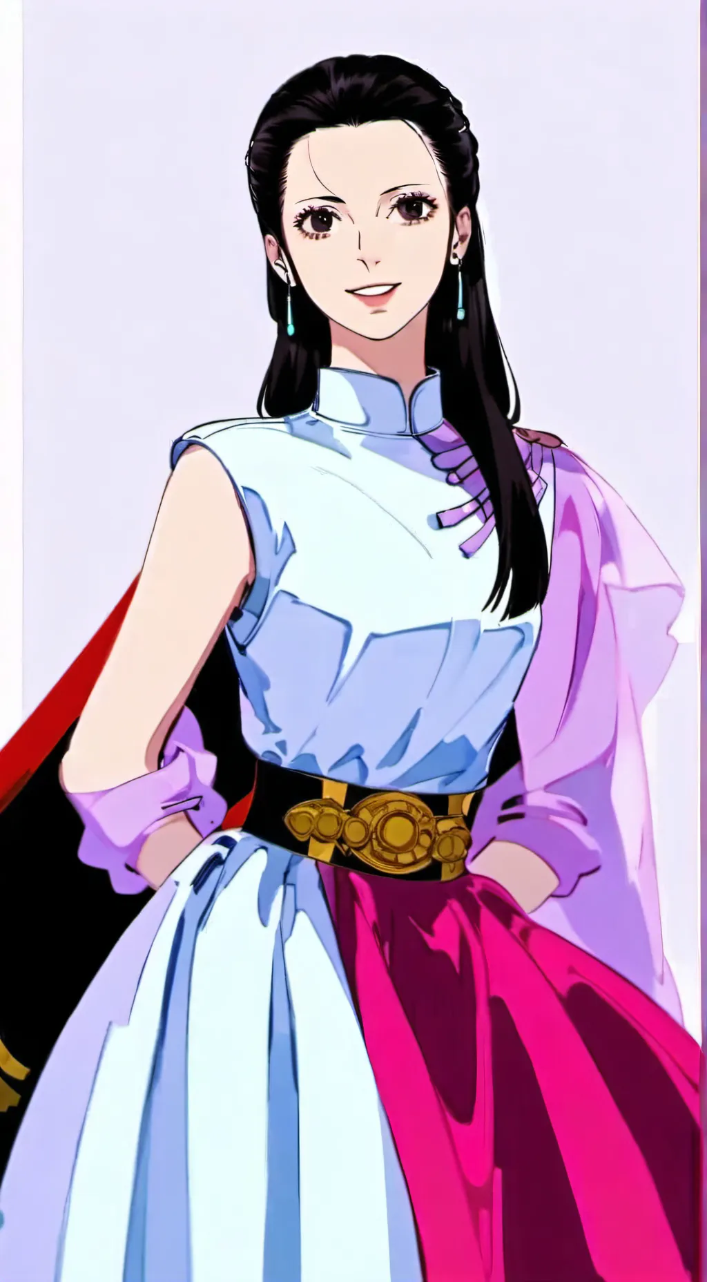 ai character: Nico Robin  background
