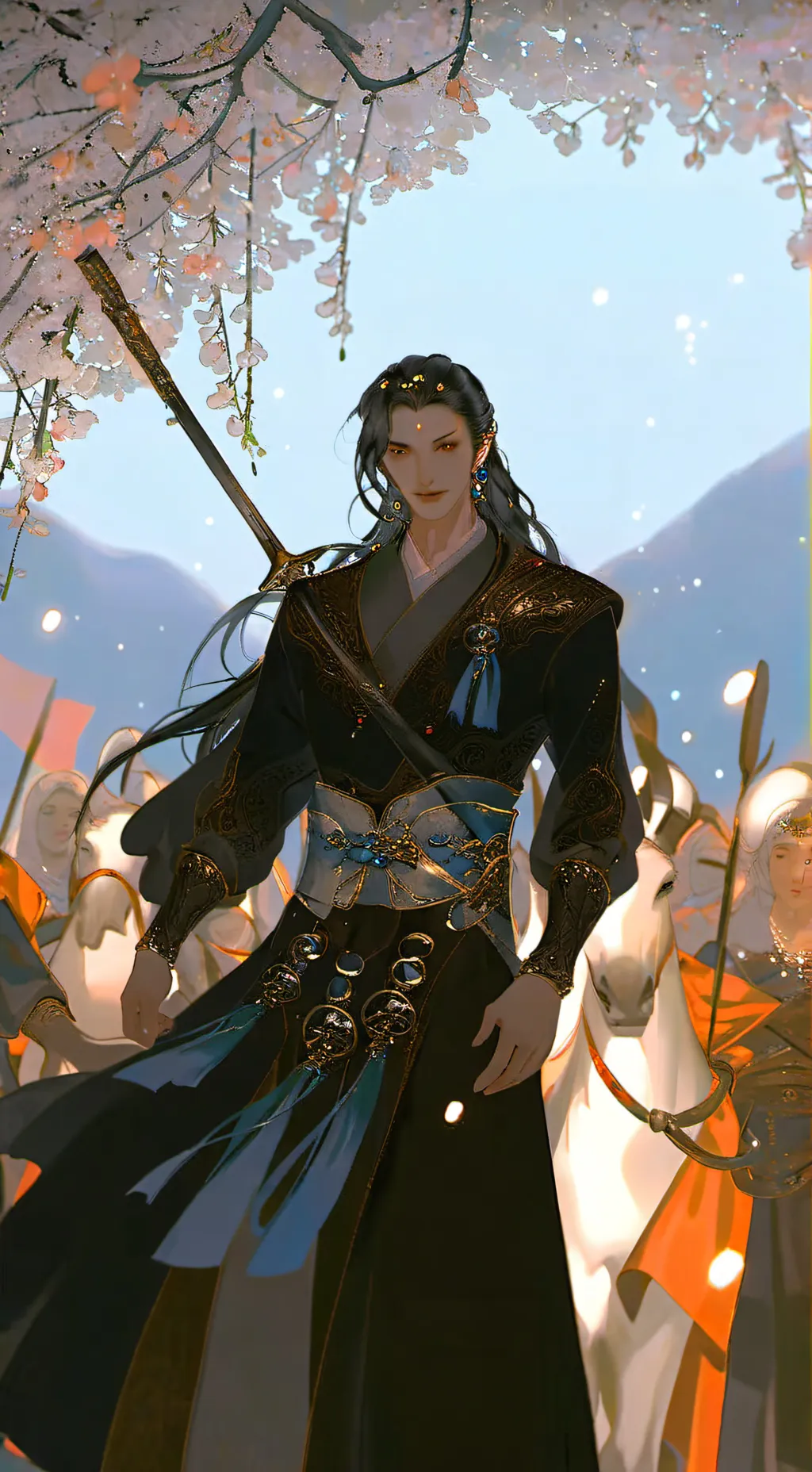 ai character: heaven meeting(hh) background