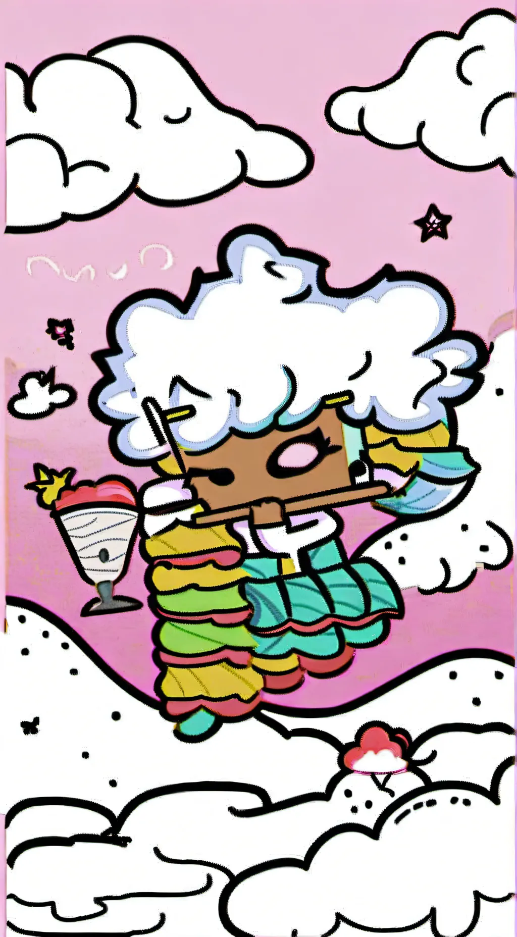 ai character: Scraps x poppy background