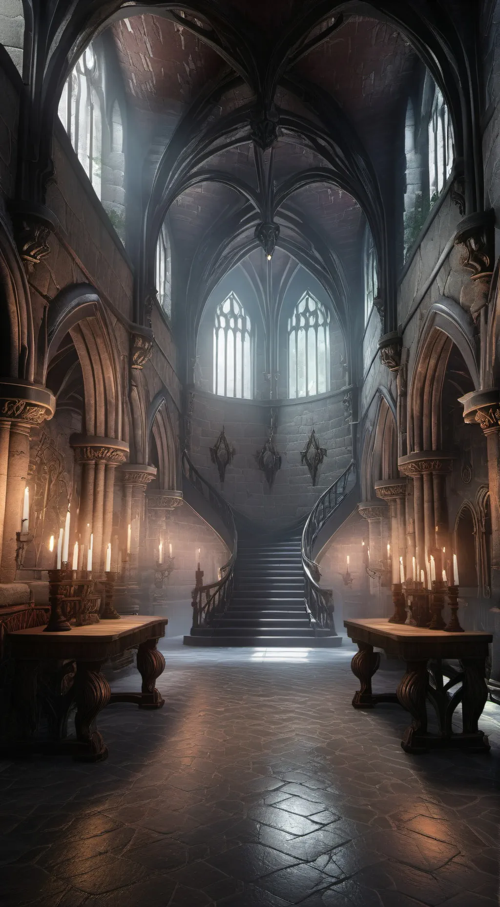 ai character: candleles marines background