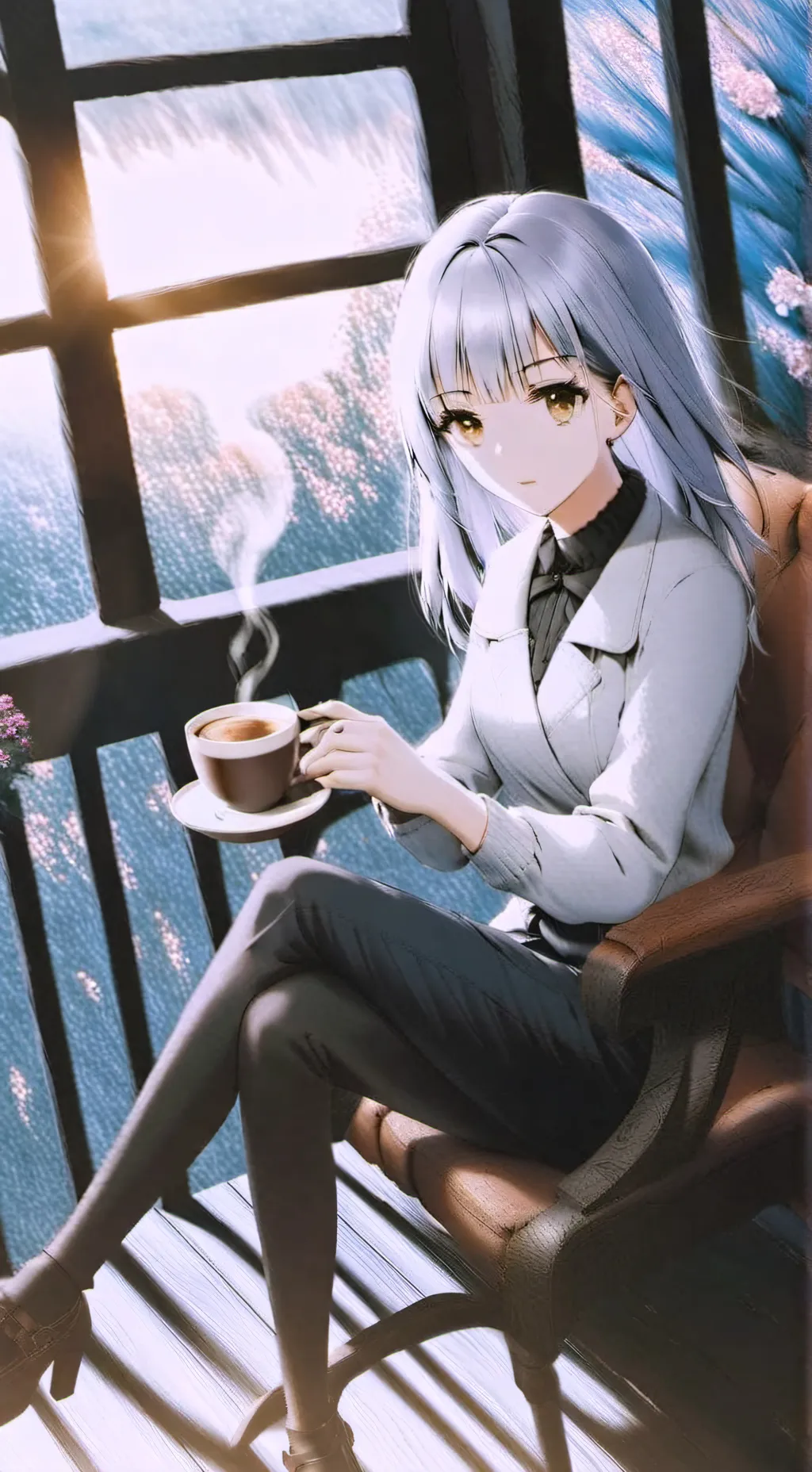 ai character: Crystal  background