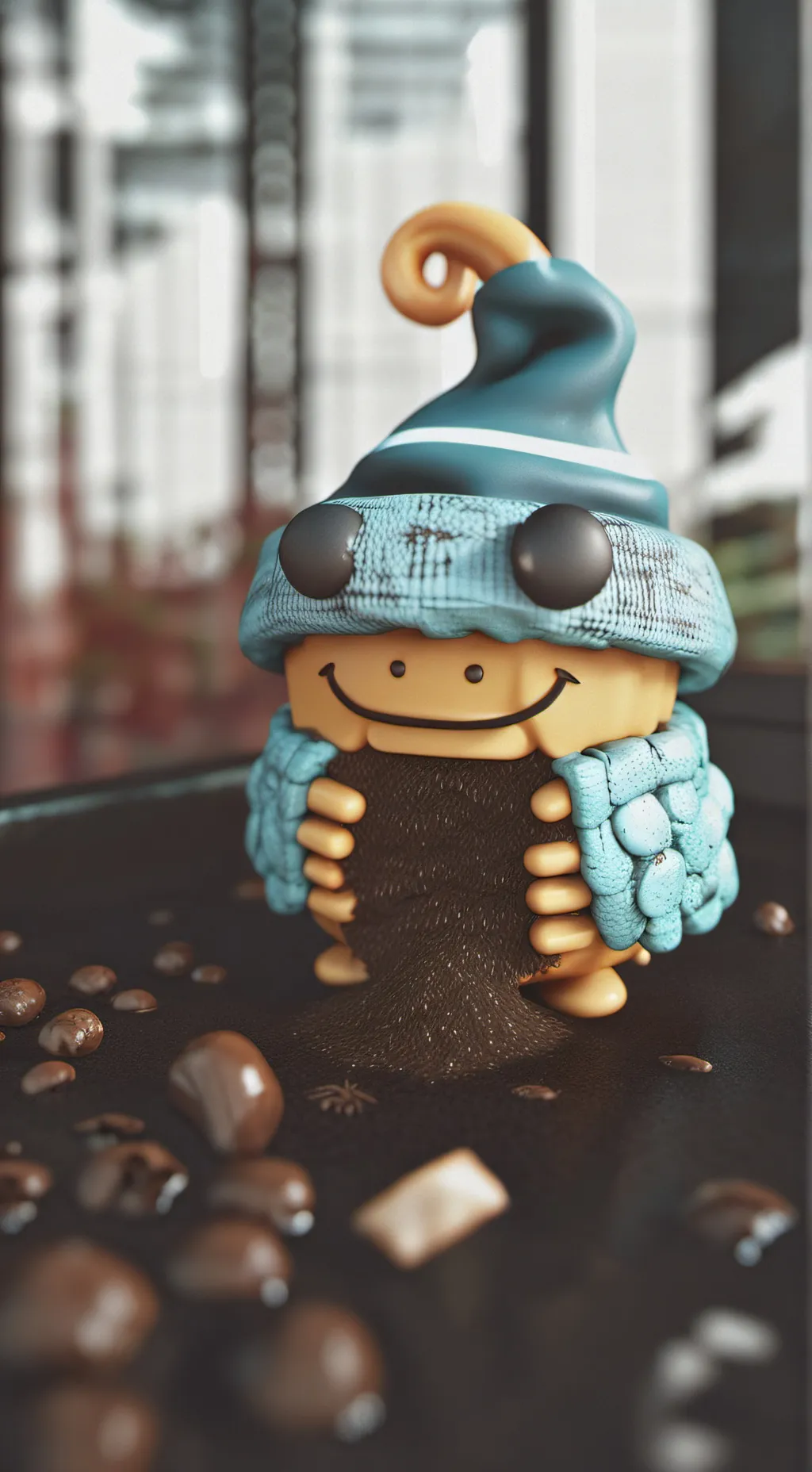 ai character: the smiling dookie background