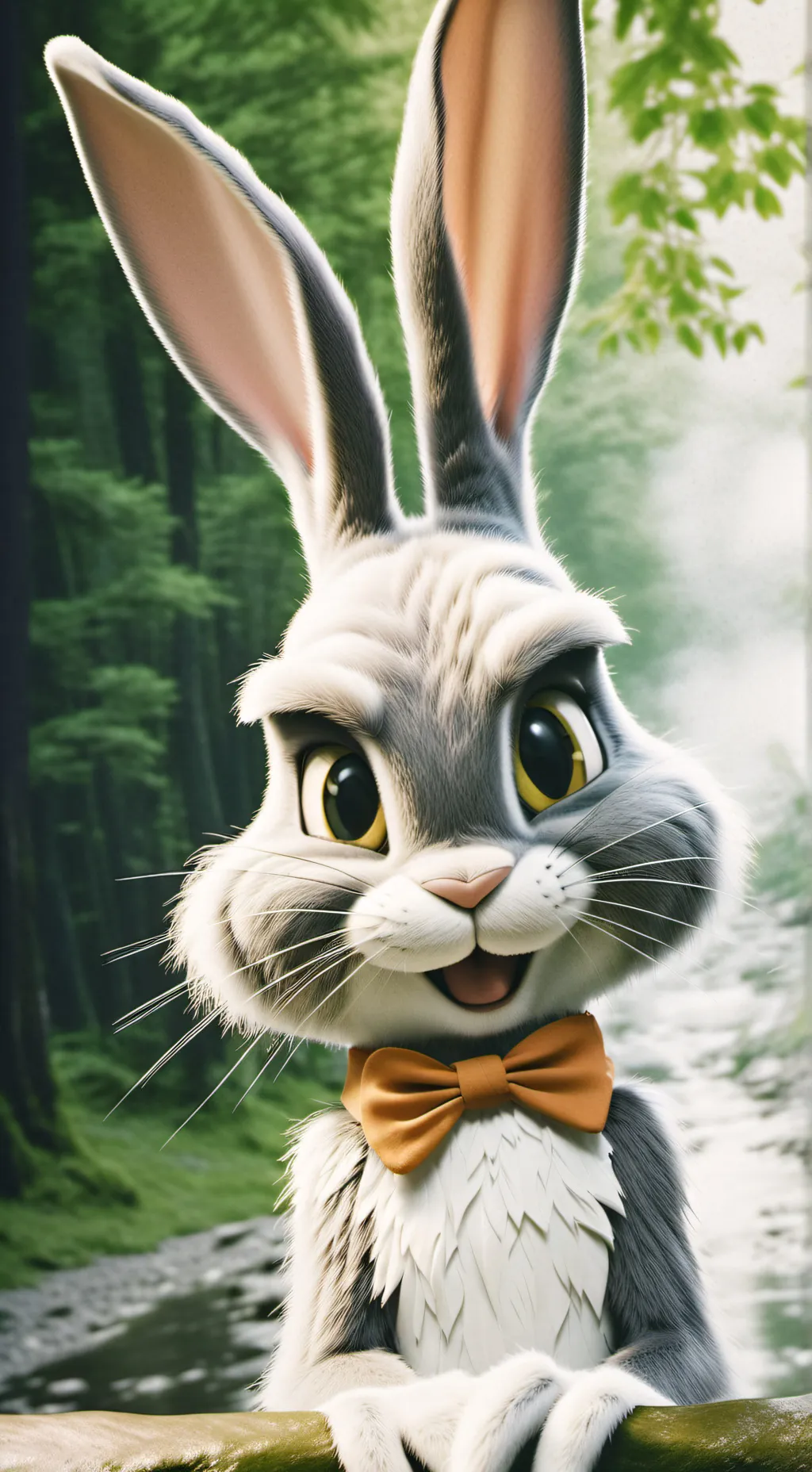 ai character: Bugs Bunny background