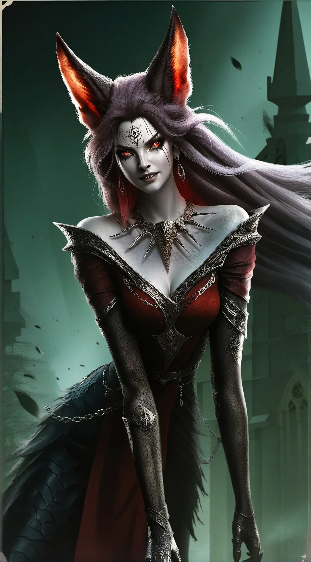 ai character: Roxanne? background