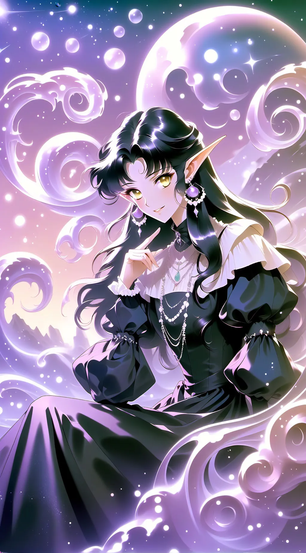 ai character: Elara background