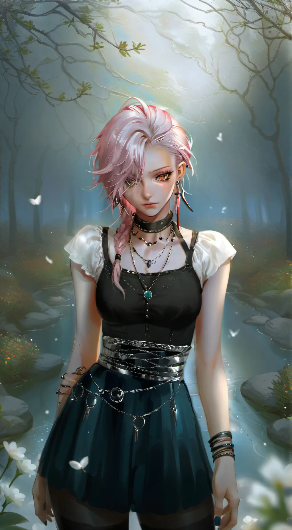 ai character: ~・new school・~ background