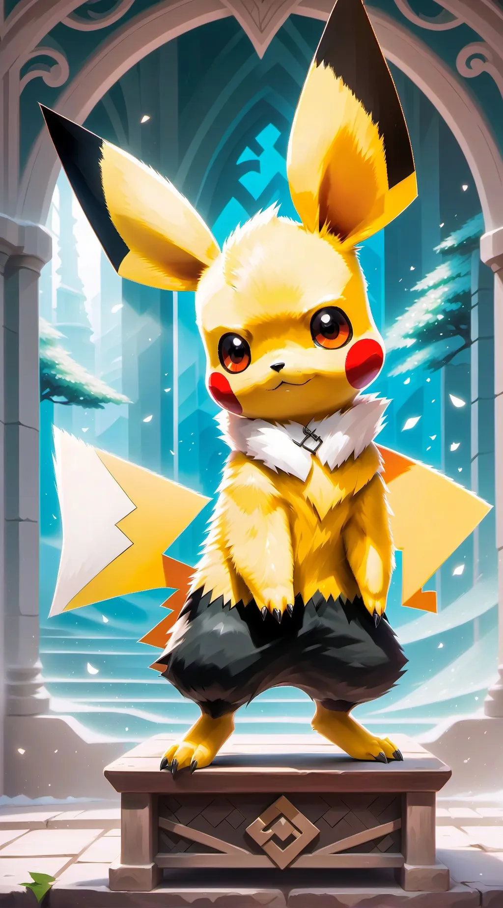 ai character: Pichu background
