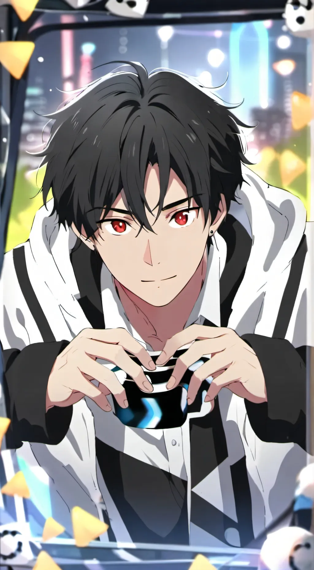 ai character: connor takamura  background