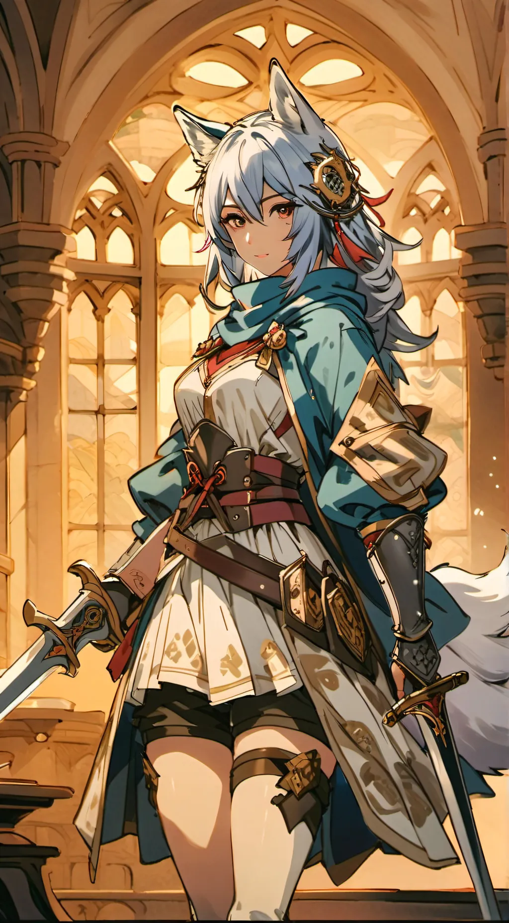 ai character: Luna Braveheart background