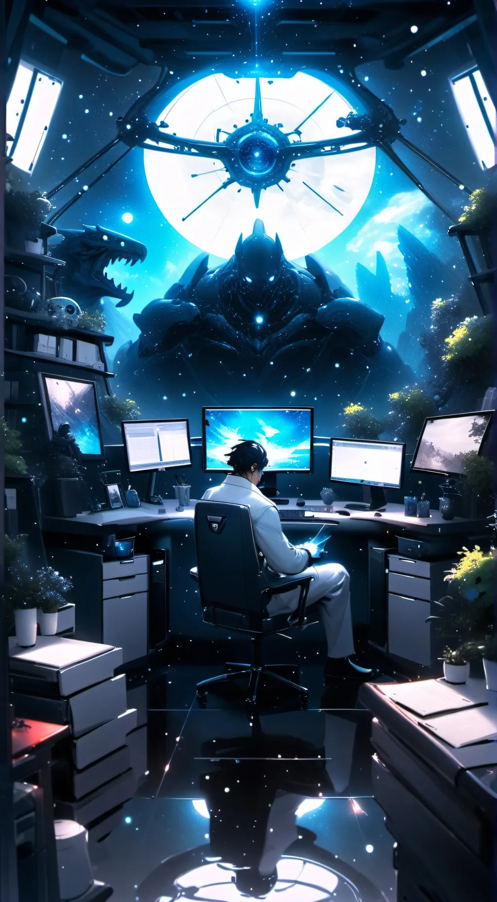 ai character: SCP scientist background