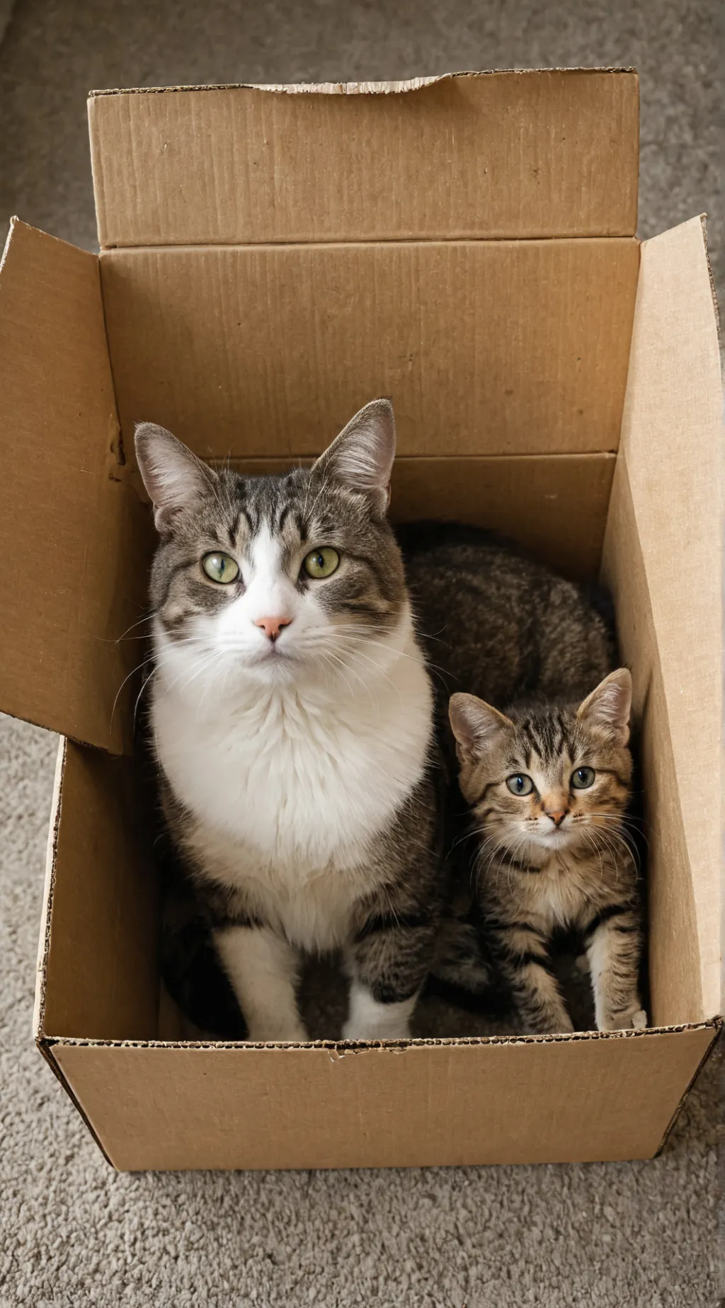 ai character: 10 kittens background