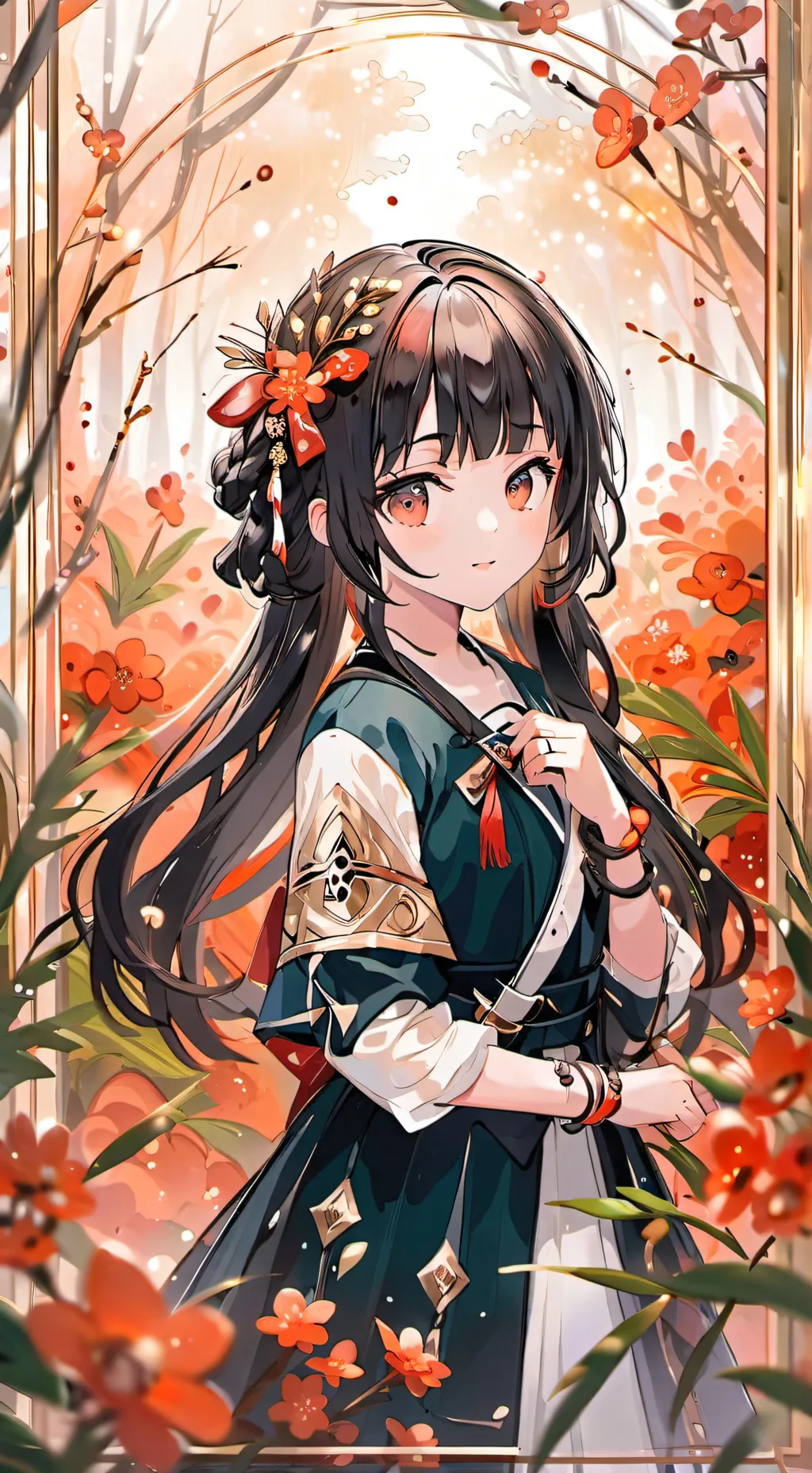 ai character: hija de muzan background