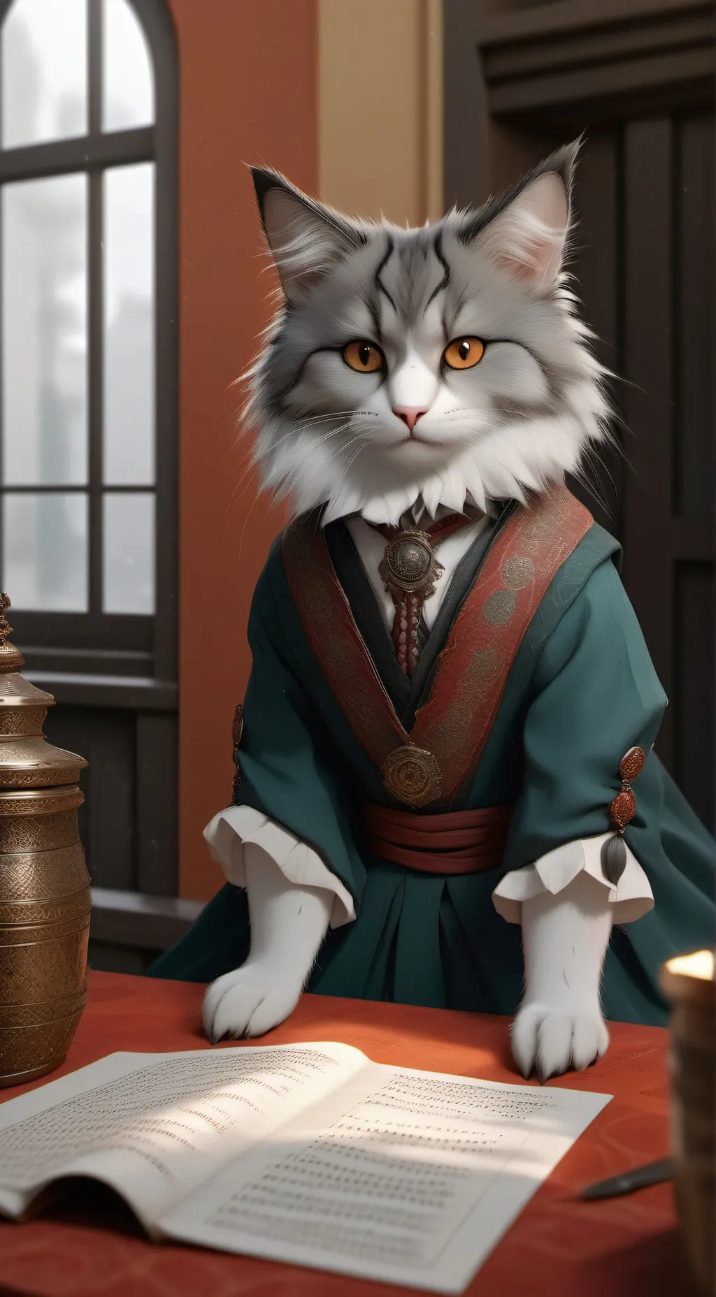 ai character: HH & Gravity Falls background