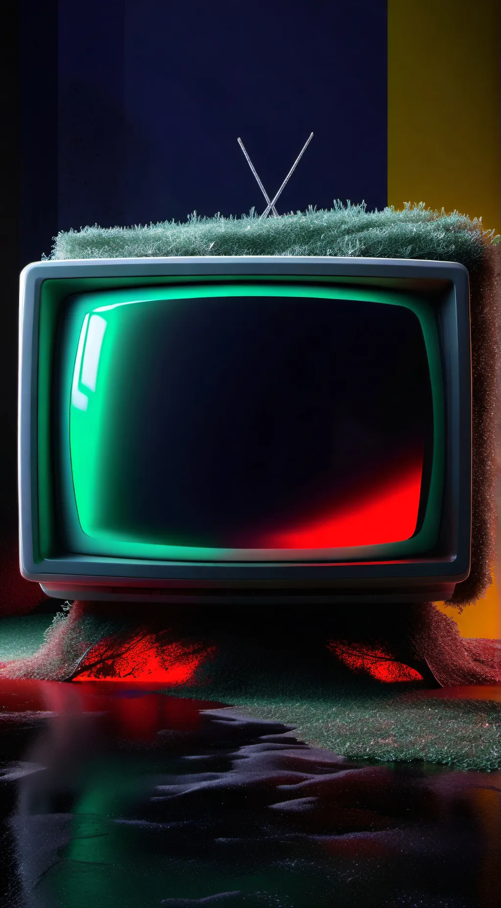 ai character: Vee run! background