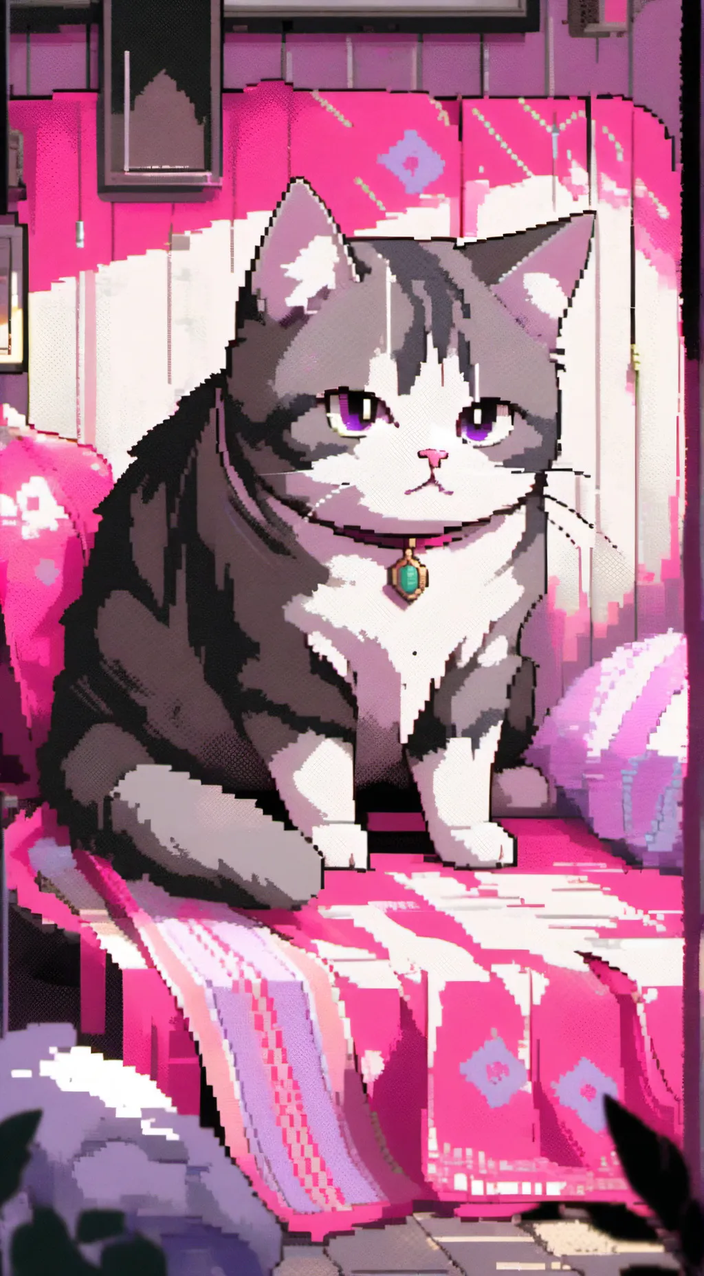 ai character: L A R R Y. background