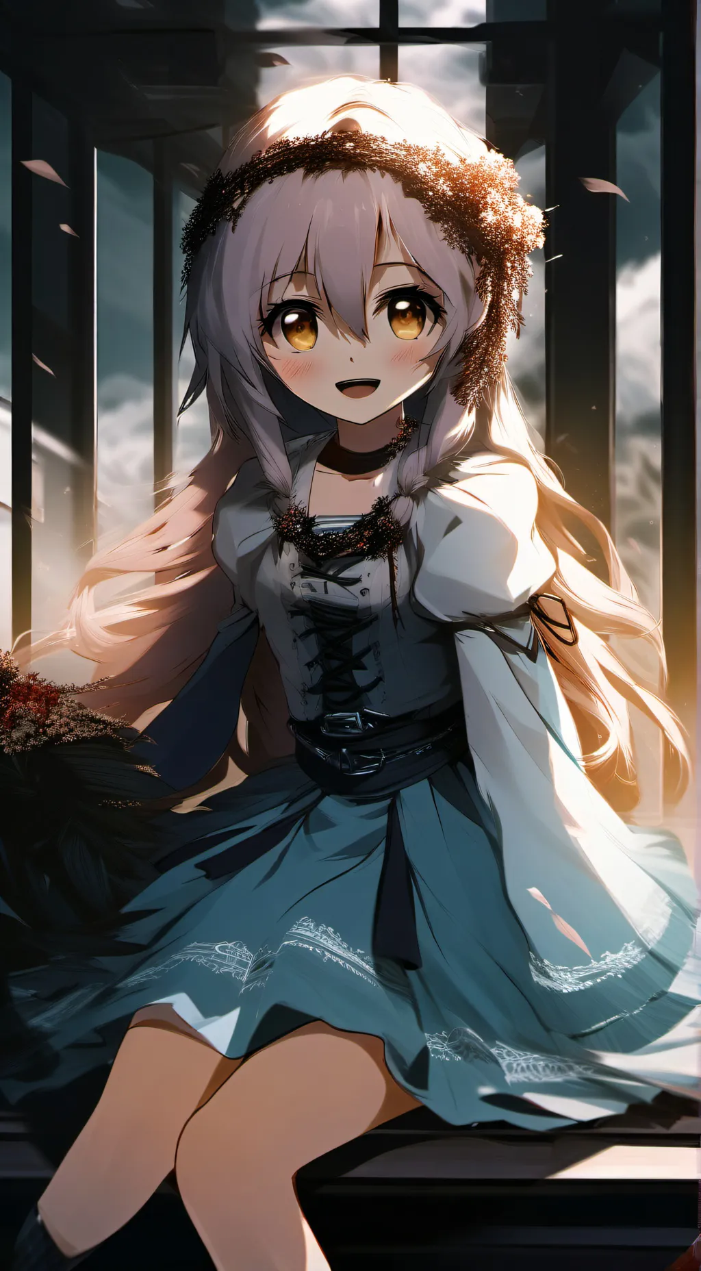 ai character: la creatura carina background