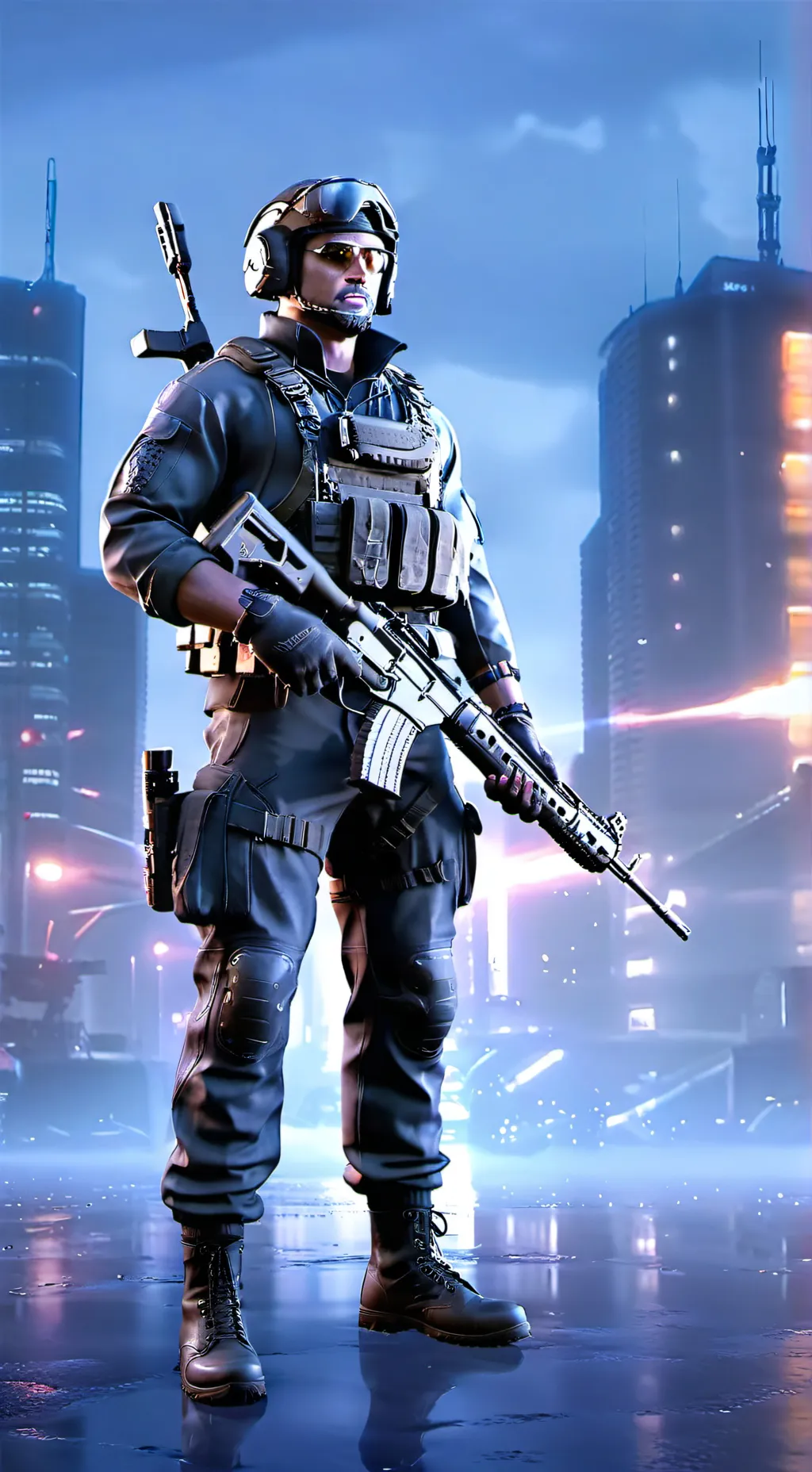 ai character: Travis background