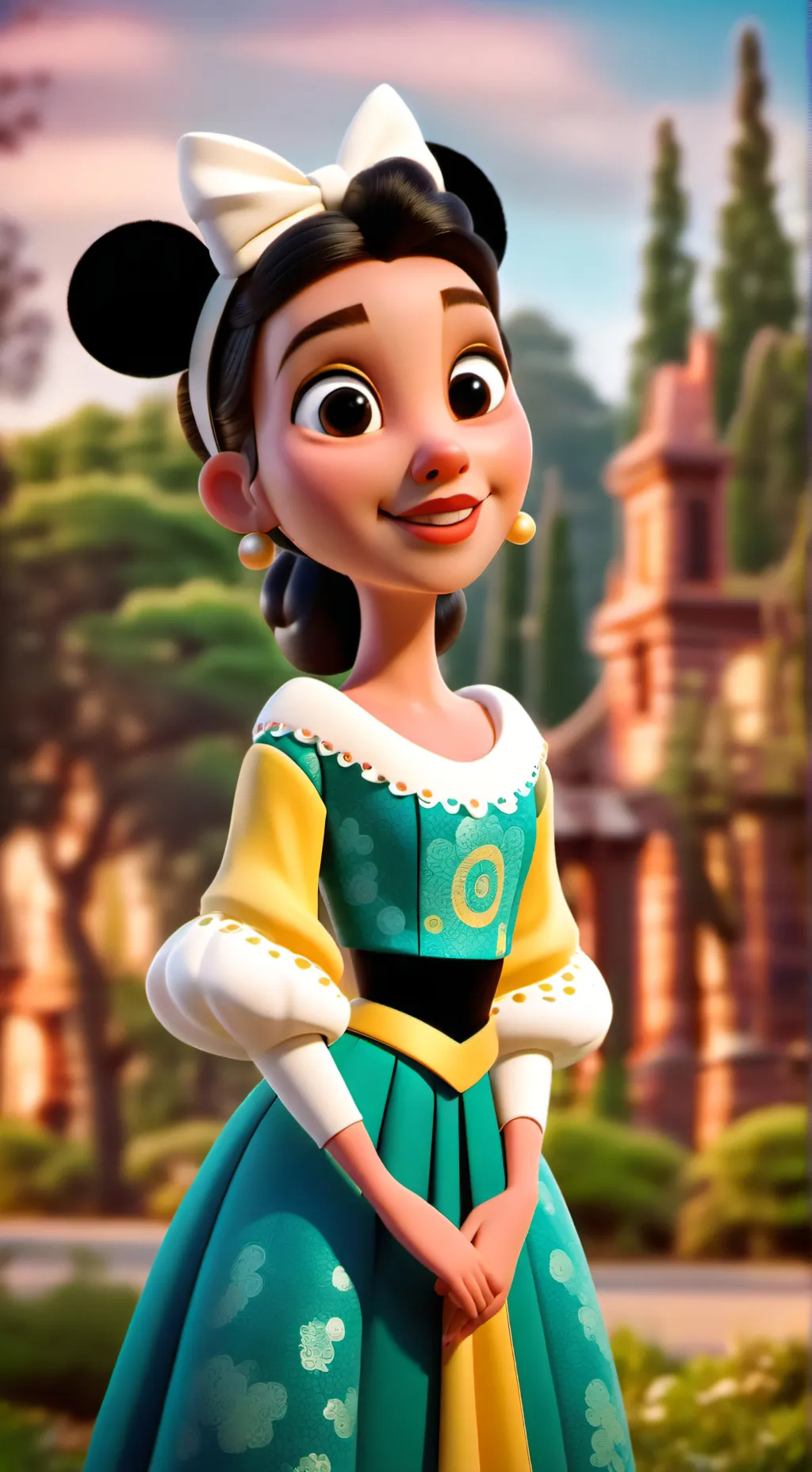 ai character: Santa Claus background