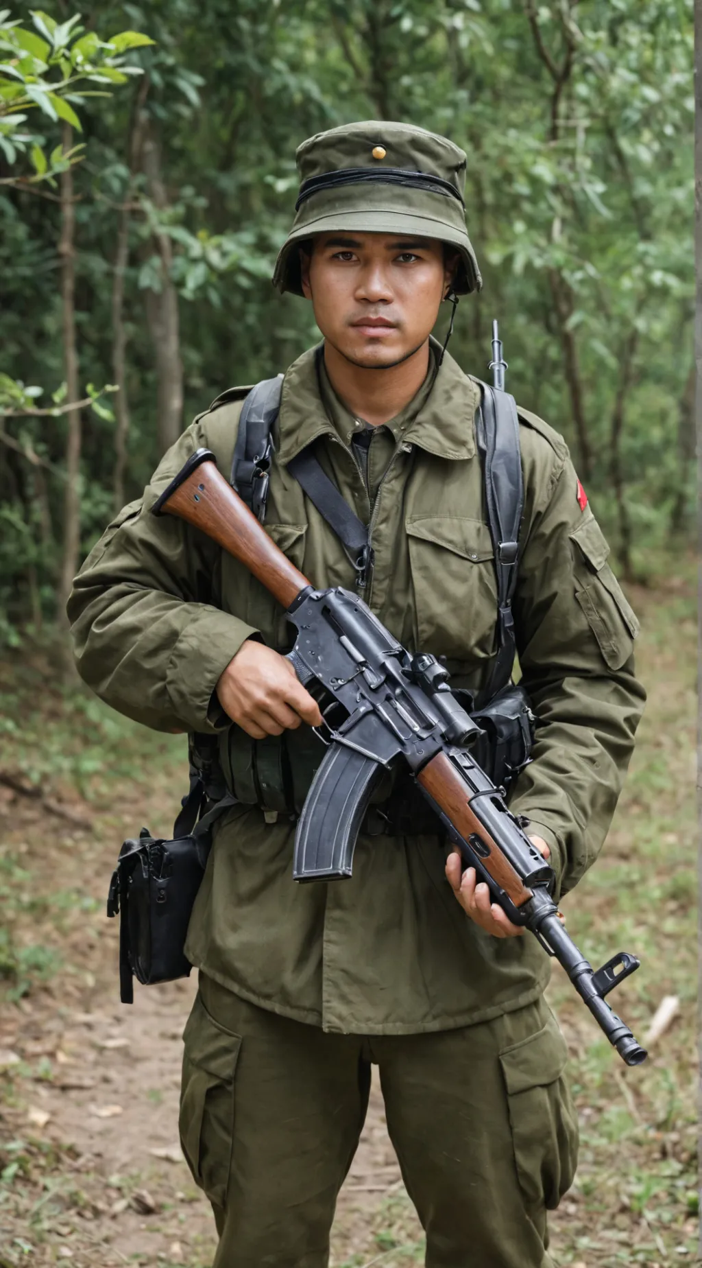 ai character: Garrison Halt background