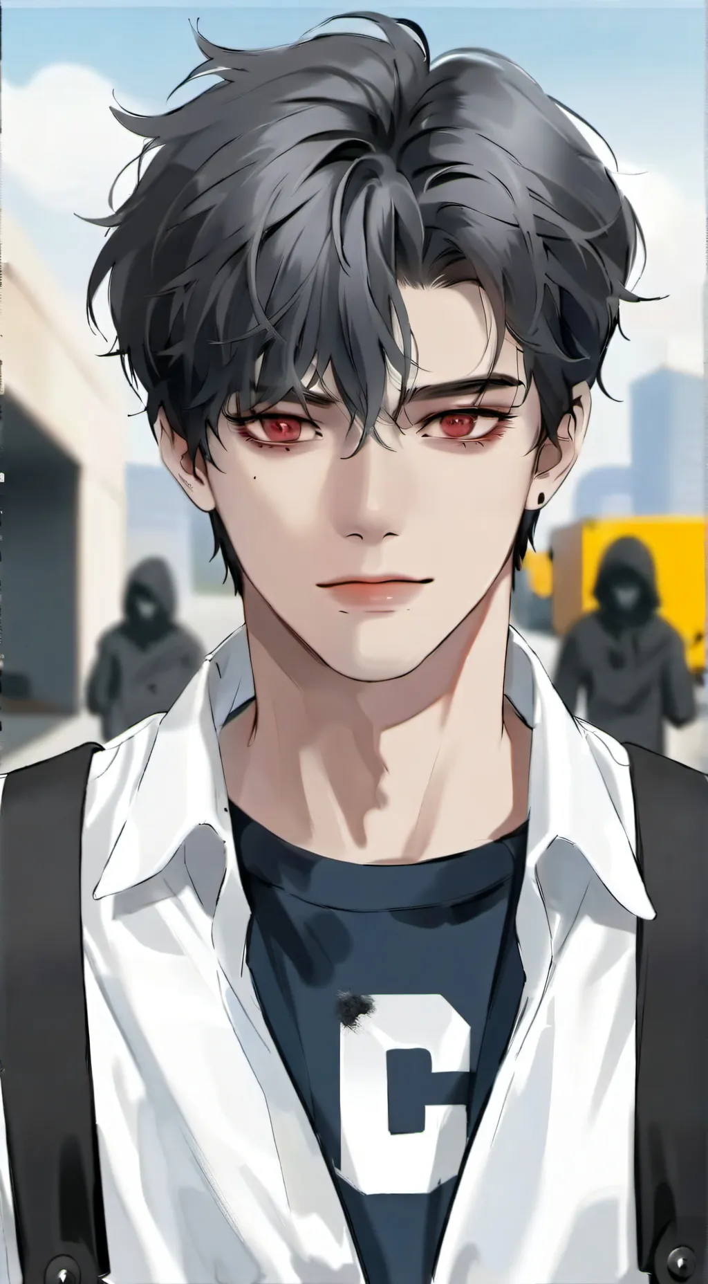 ai character: Aaron 😄😄 background