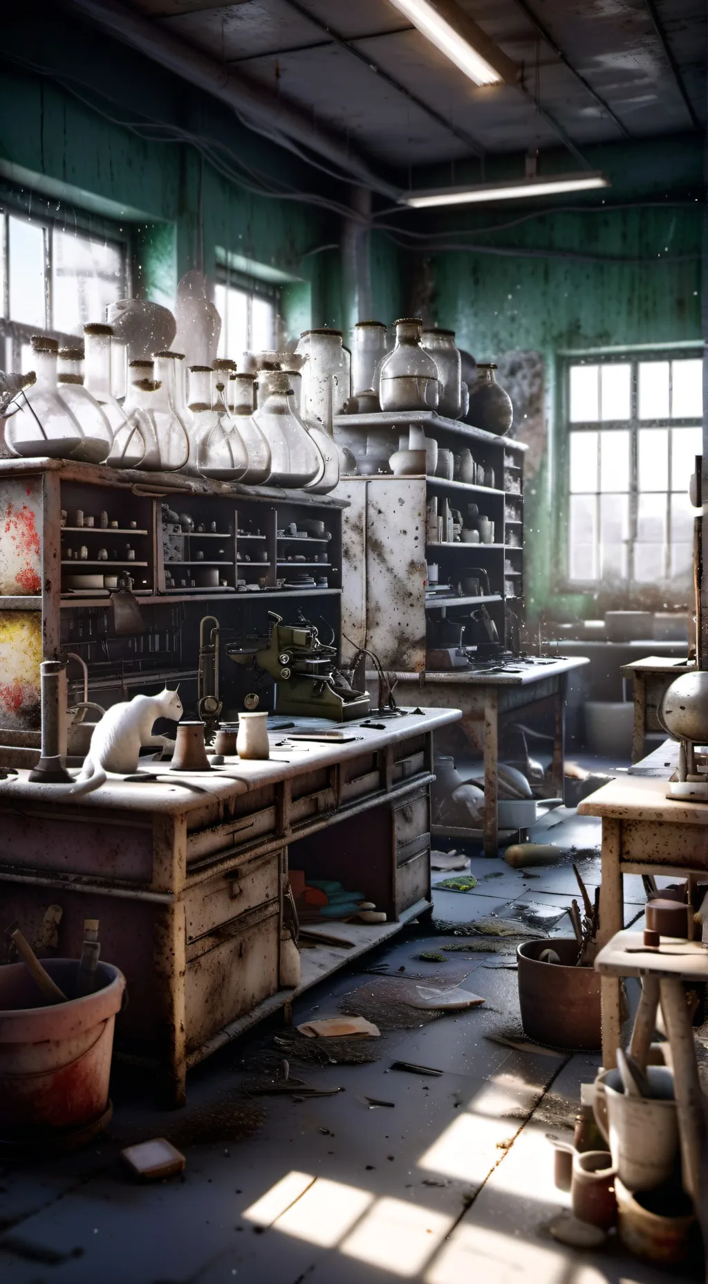 ai character: cat labs -2- background