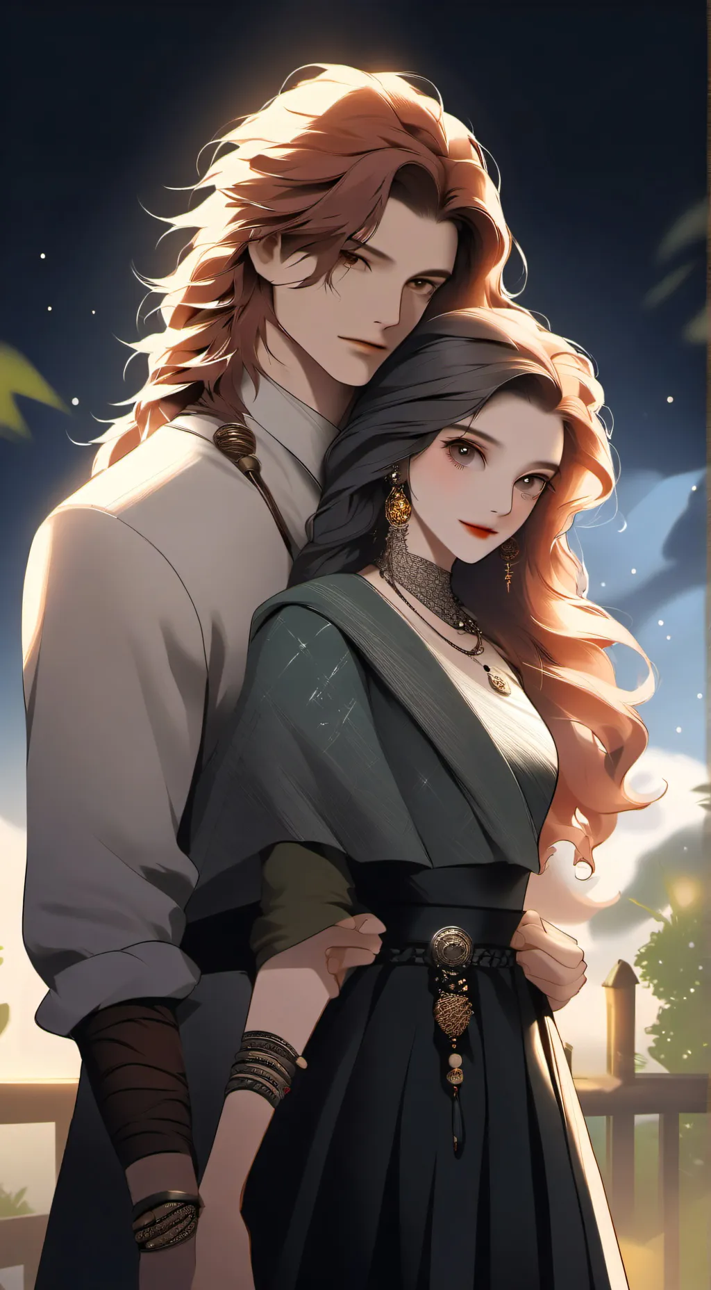 ai character: ✨Ron x hermonie✨ background