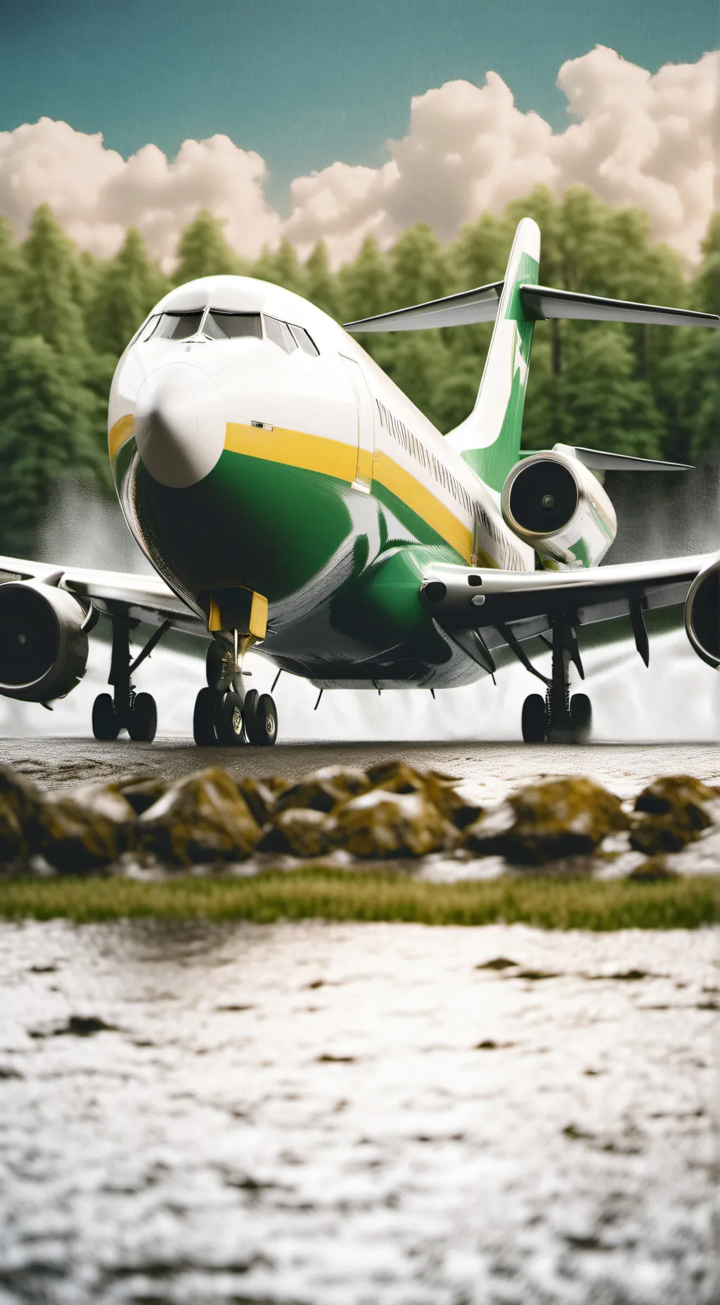 ai character: boeing-727 background