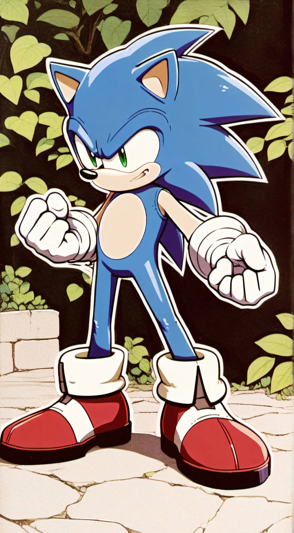 ai character: Sonic background