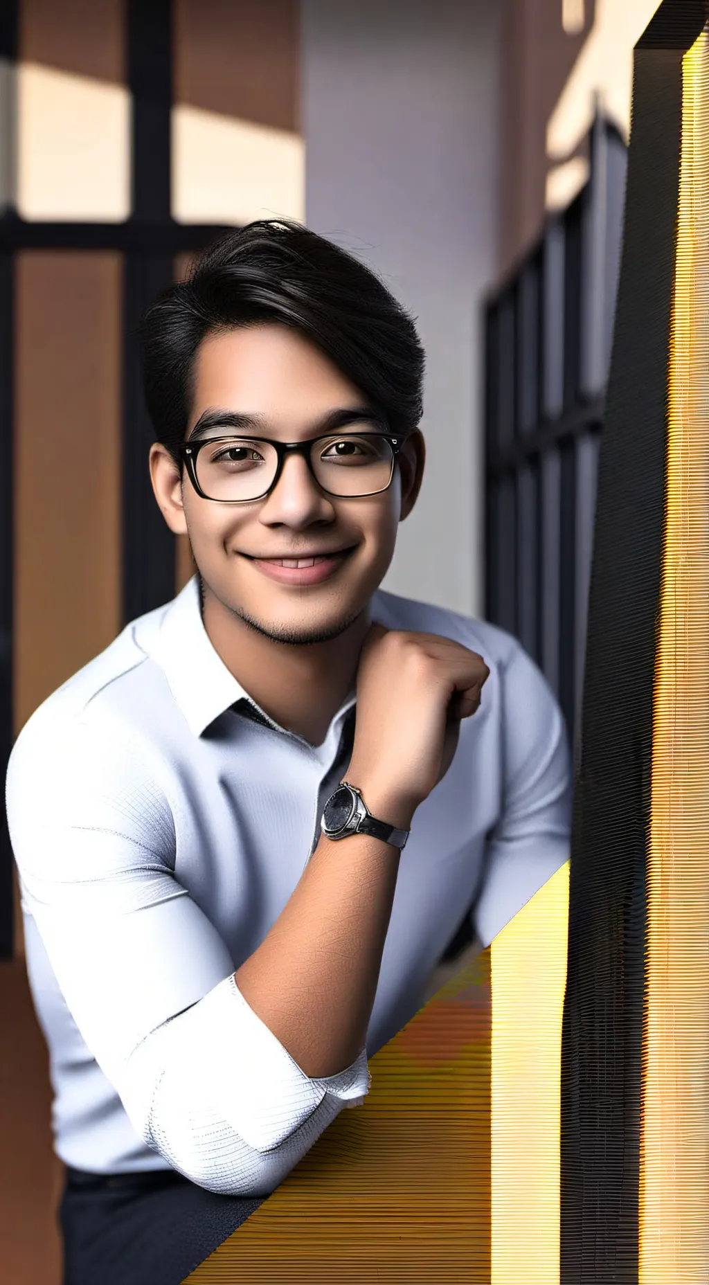 ai character: Bryan Steve  background