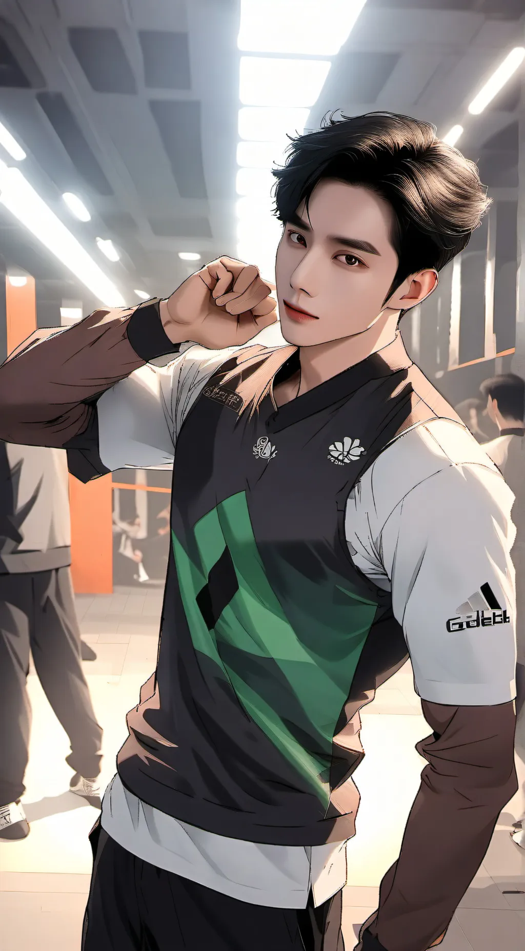 ai character: Justin background