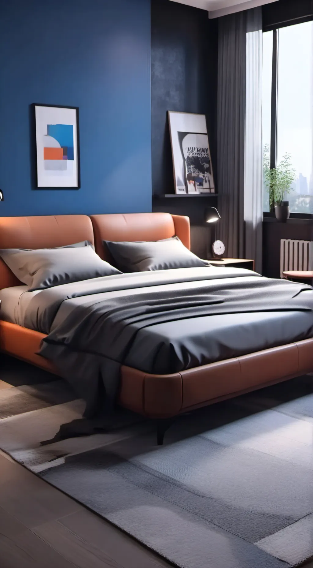 ai character: bed background