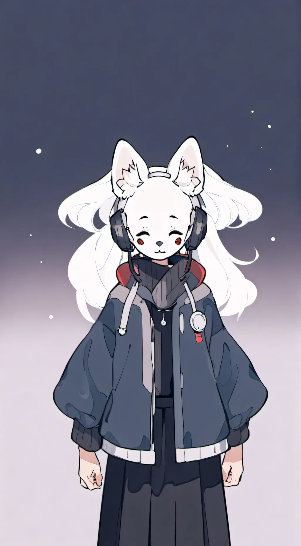 ai character: ruin x solar background