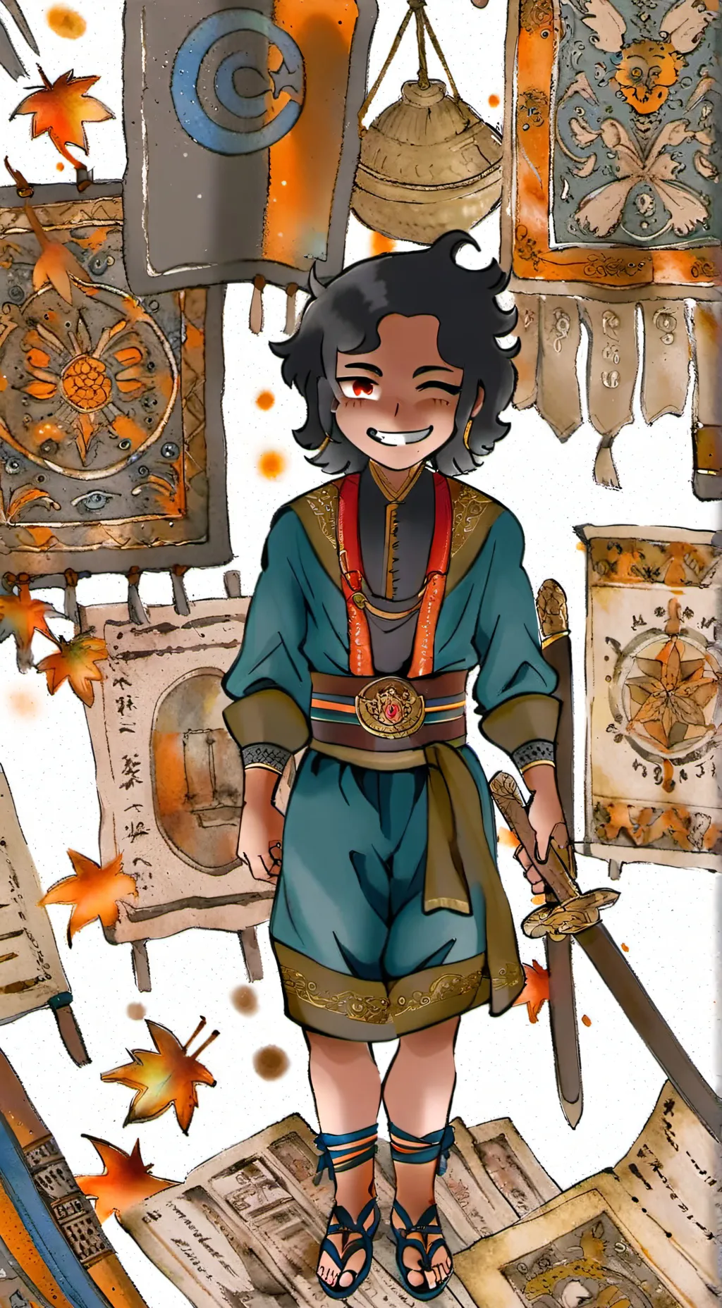 ai character: Chuckles (Silly) background