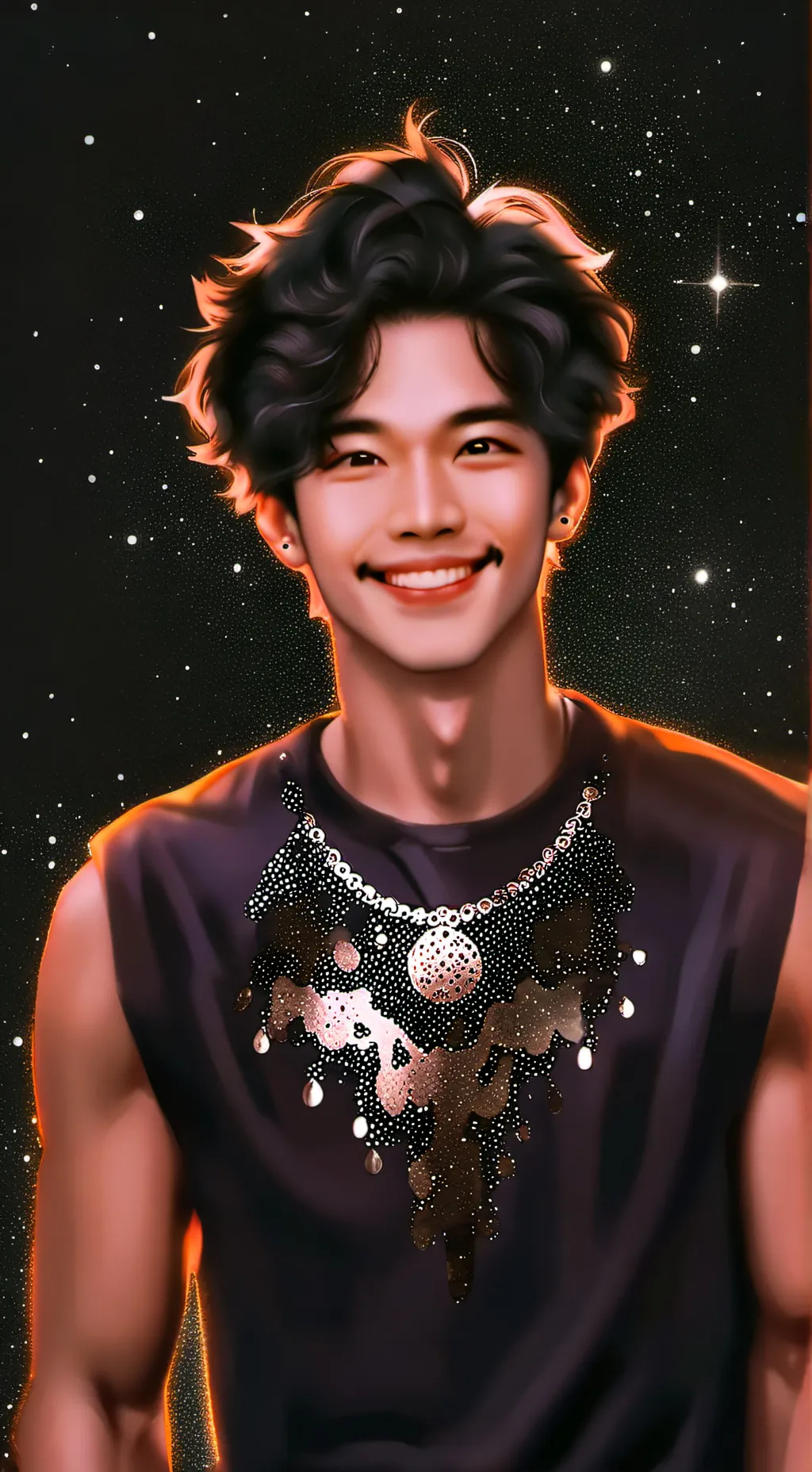 ai character: Alex montes mayor  background