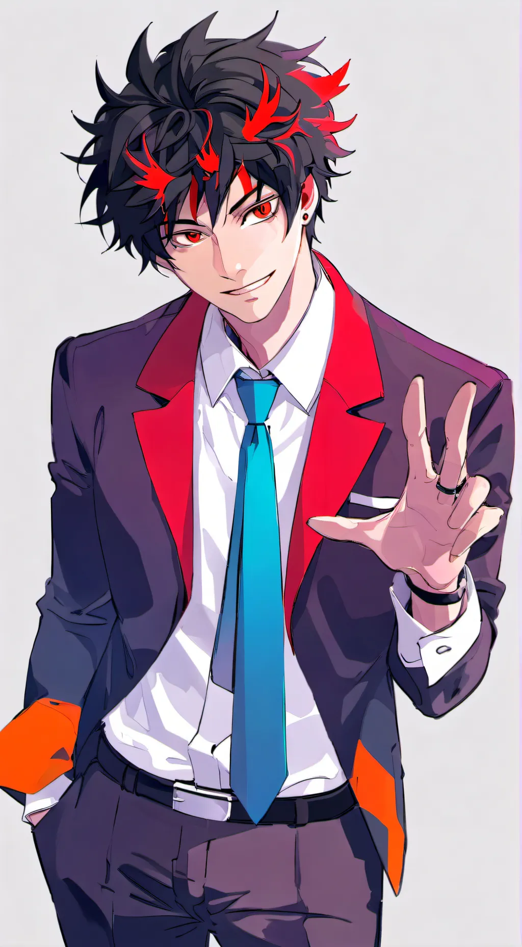 ai character: Hi there, my name  background