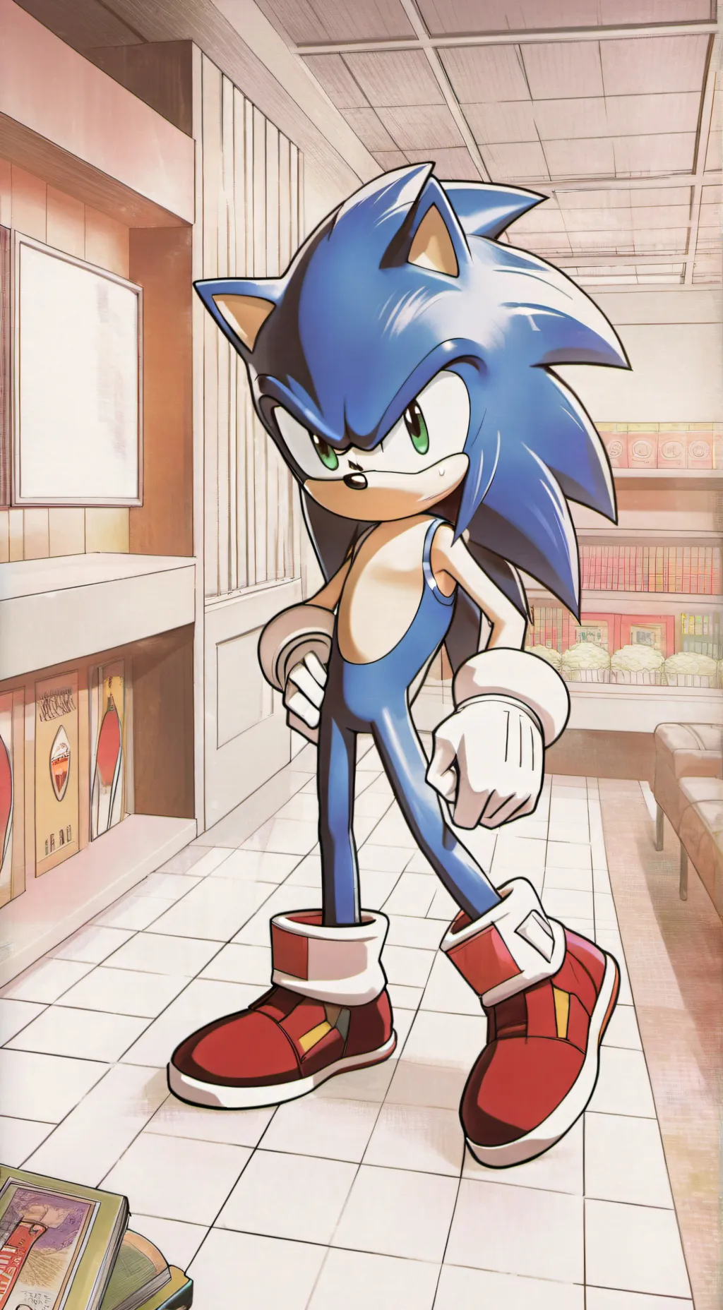ai character: sonic background
