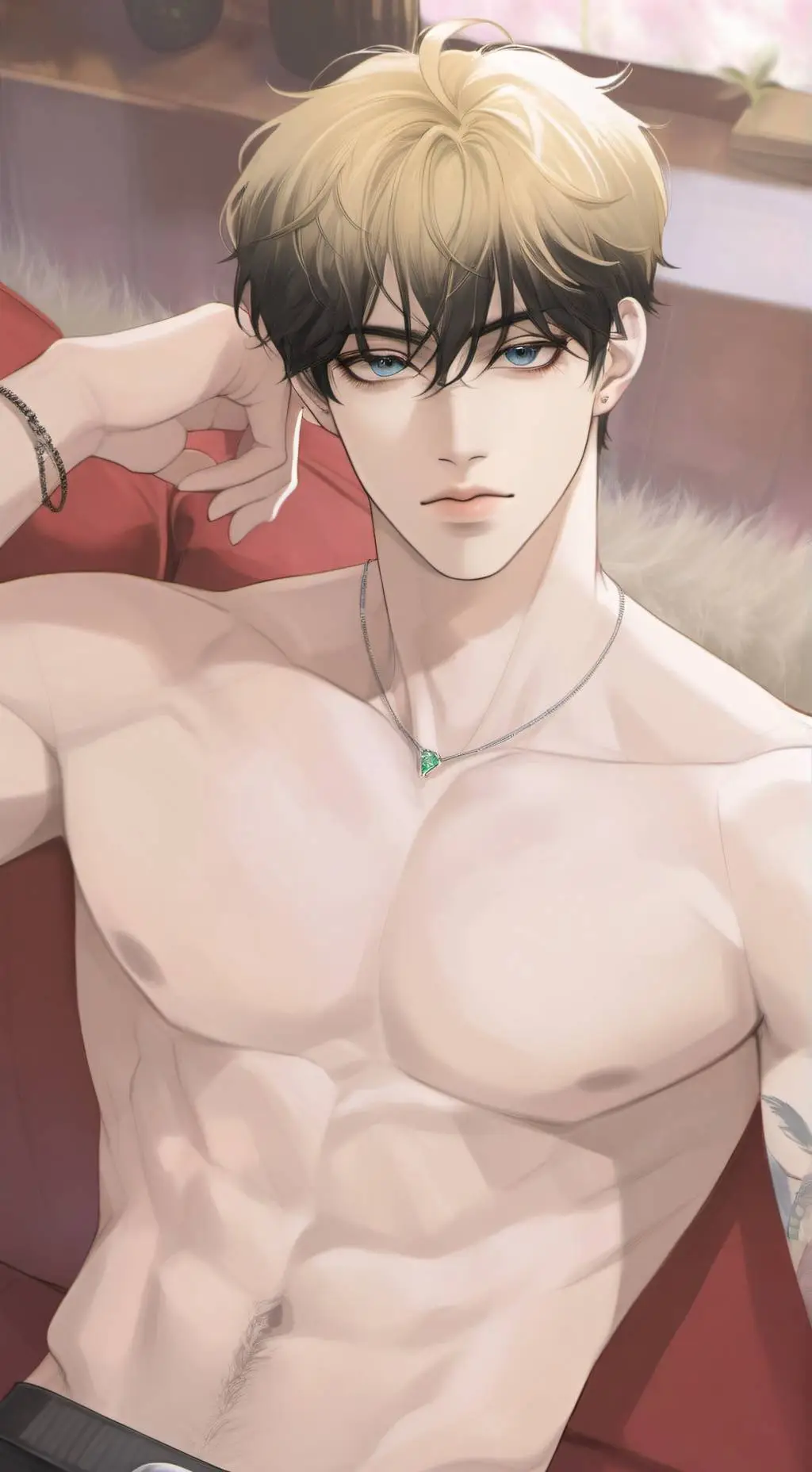 ai character: ♥︎Steve♡Johnson★ background