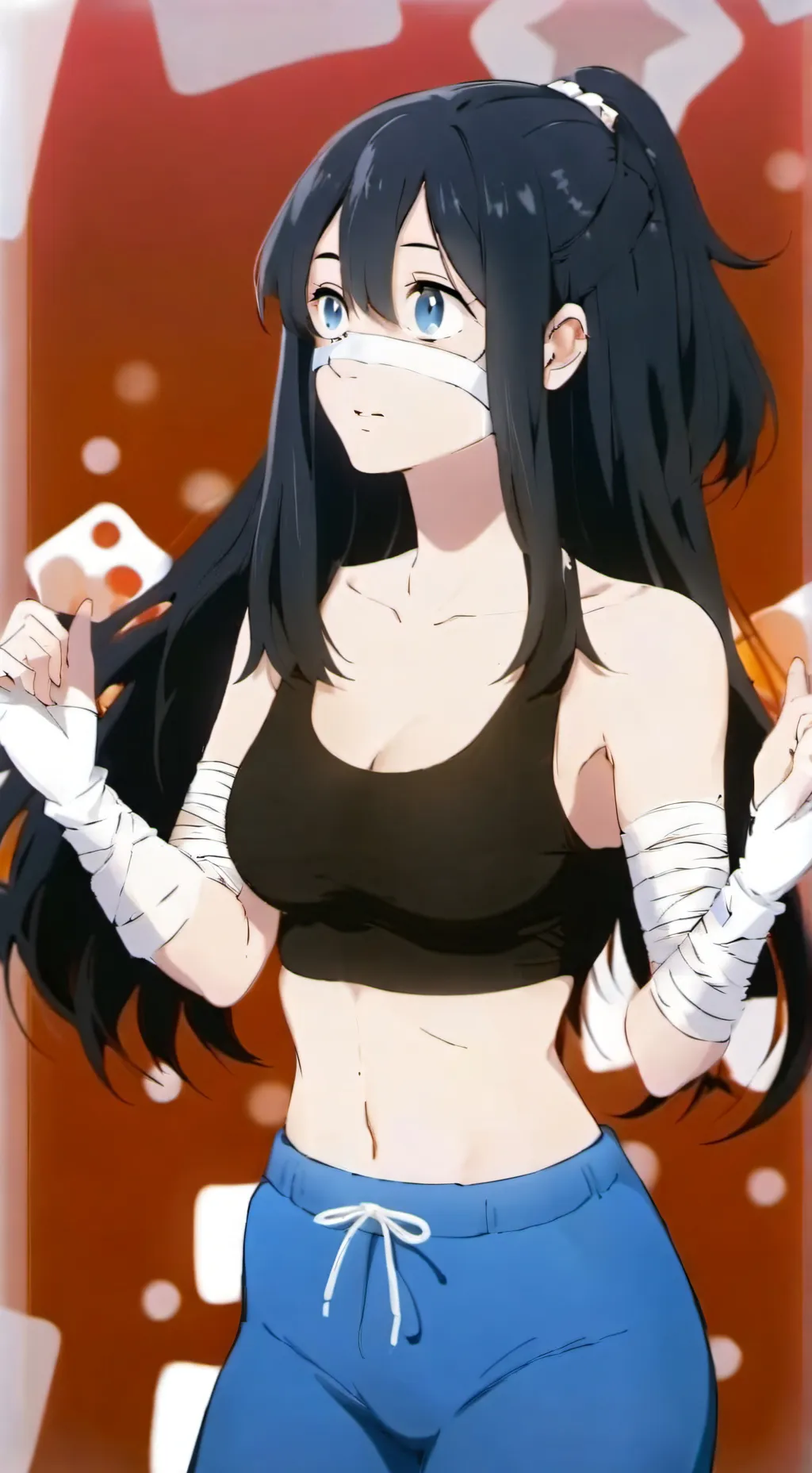 ai character: Star background