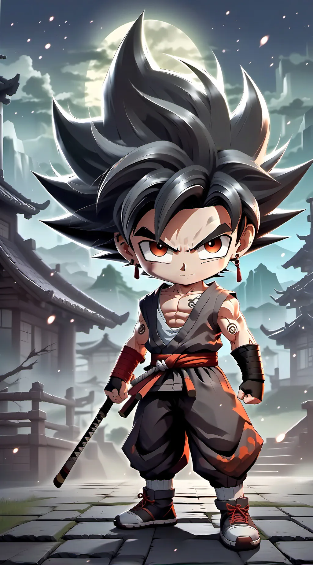 ai character: goku background