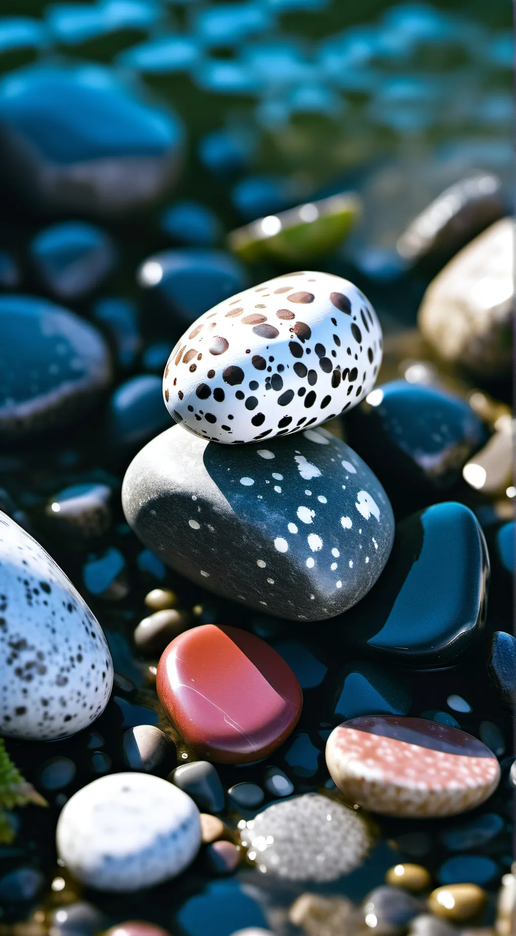 ai character: Pebble background