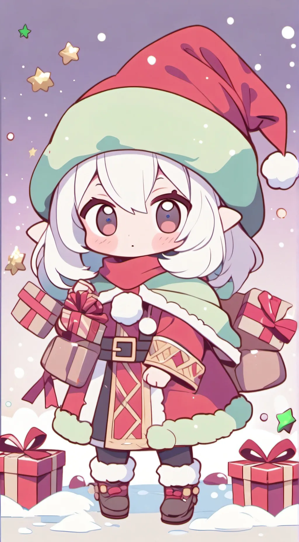 ai character: Santa popi ¦3 background