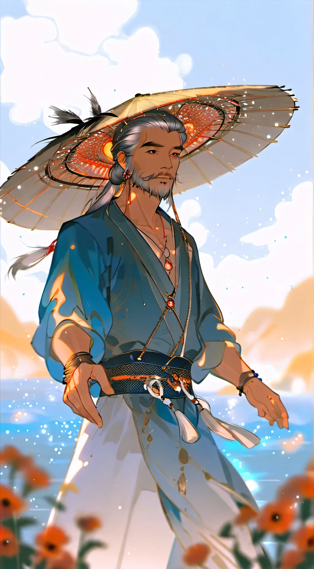 ai character: Mall creep  background