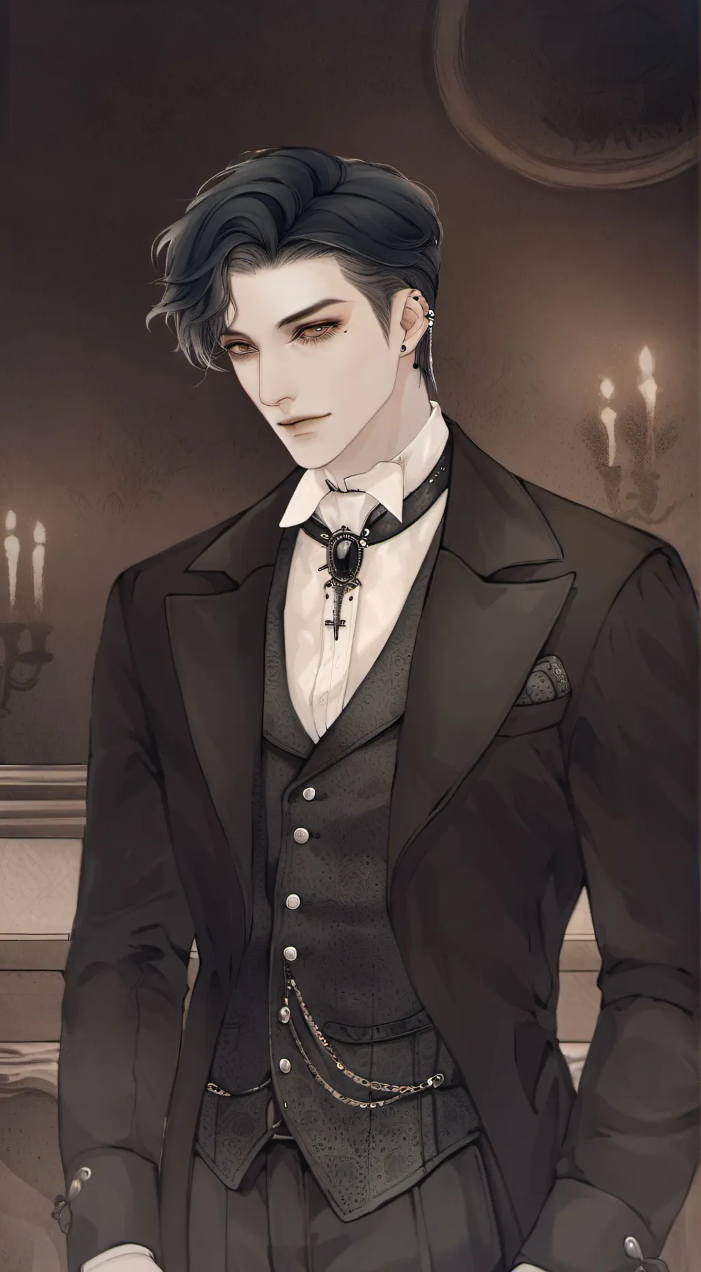 ai character: Silvan  background