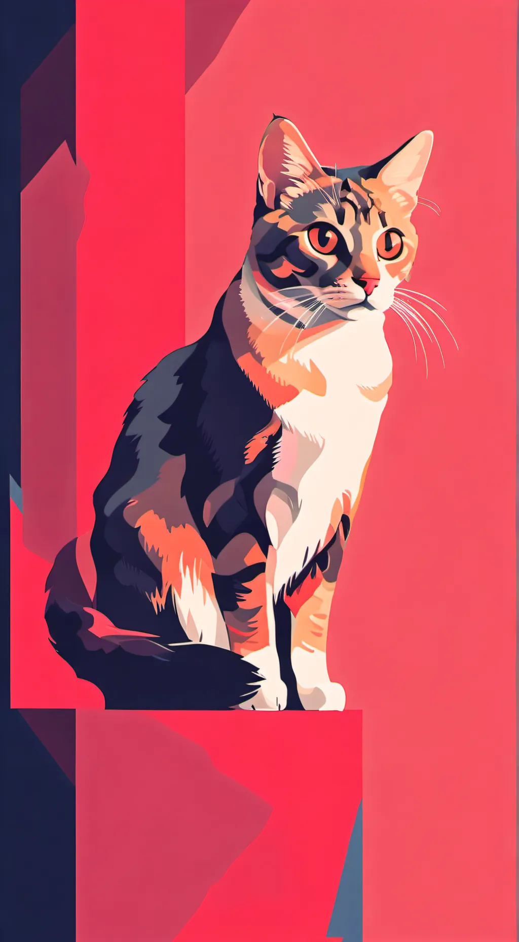 ai character: Kitty Cat👍 background