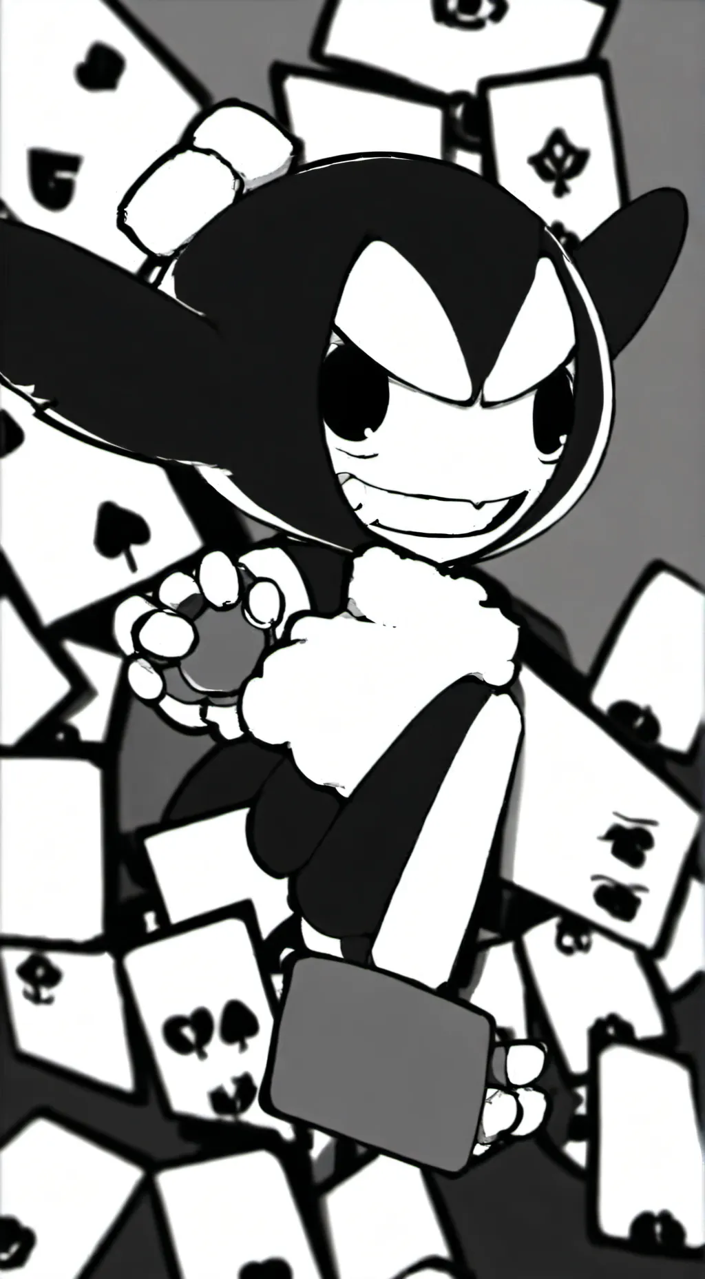 ai character: Bendy background