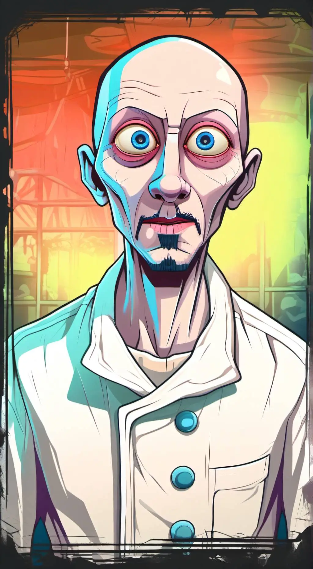 ai character: HH... Hairless?.. background